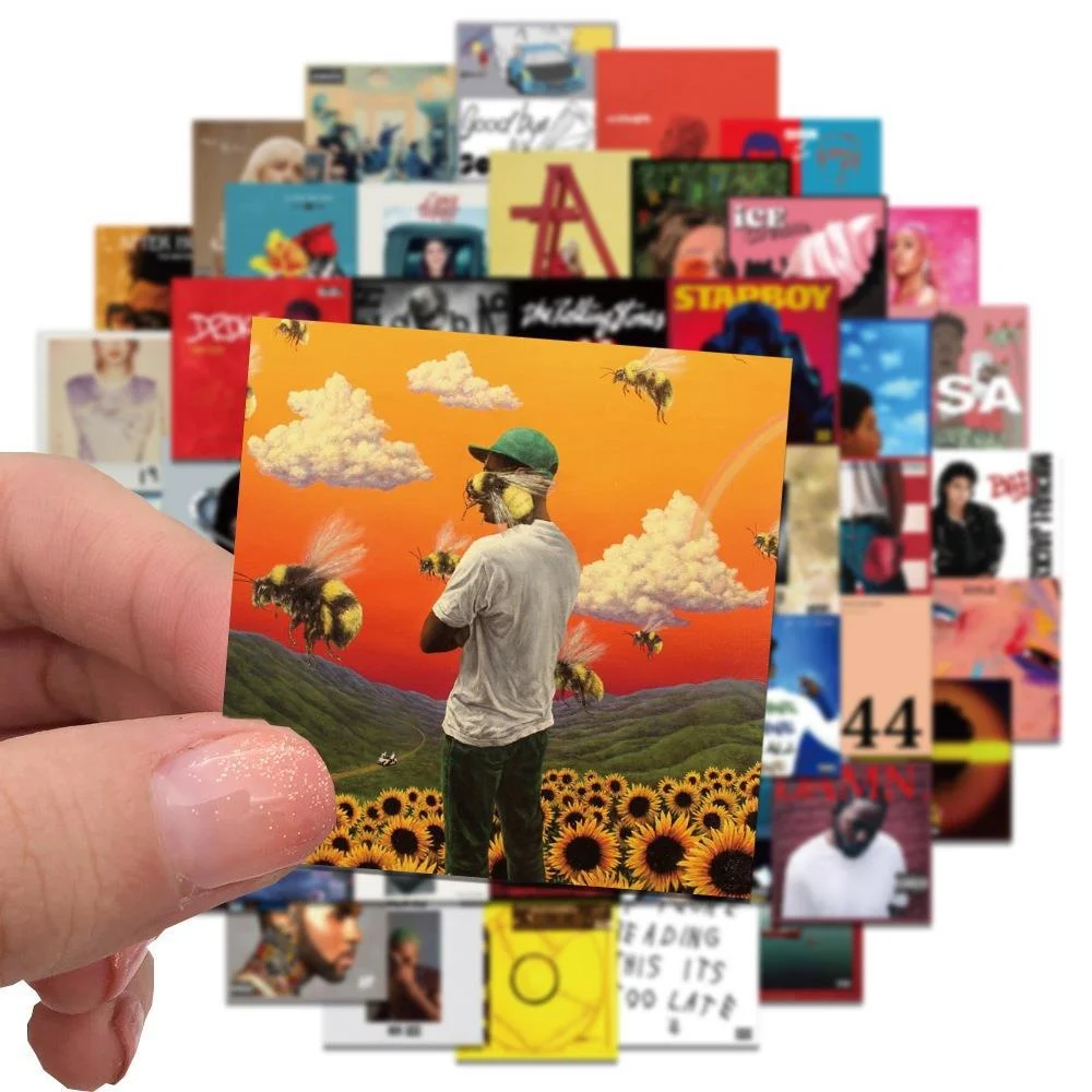 Phone Accessories For Teens - 55Pcs Famous Artist Singer Album Cover