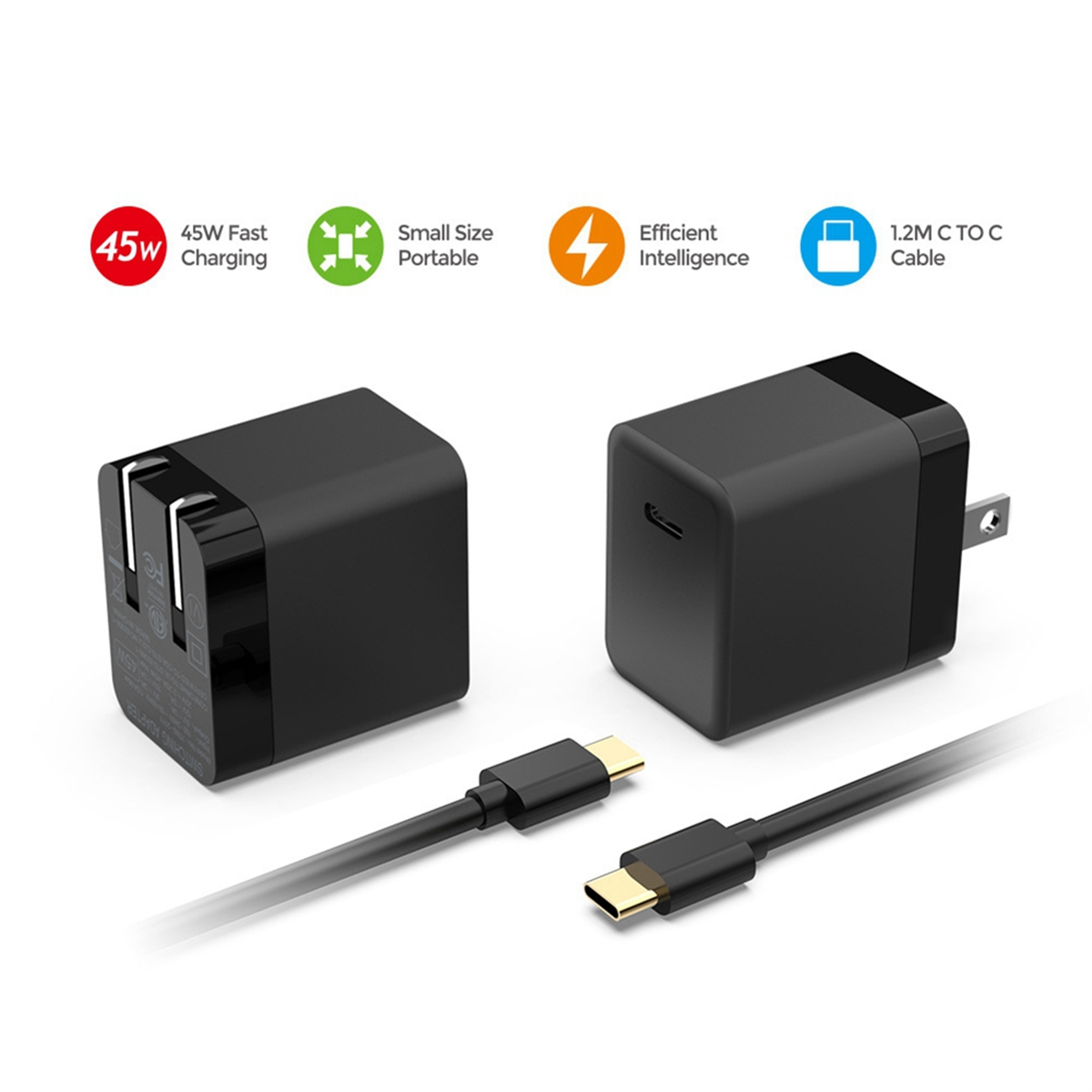 Fast Charging Cable - ABNJ PD 45W USB C Charger