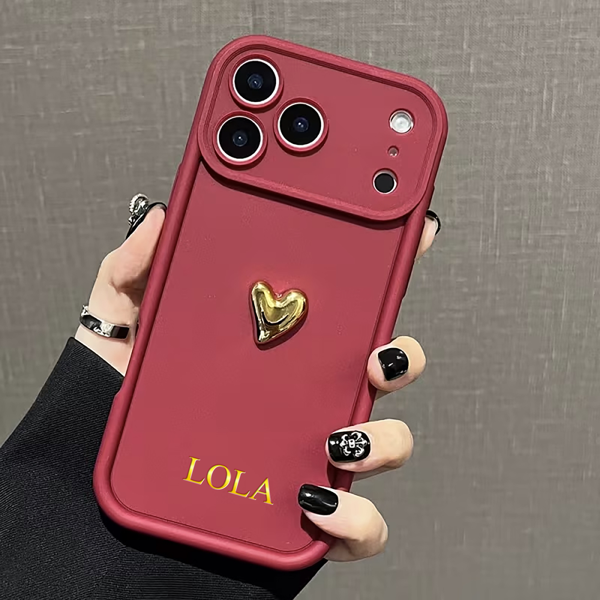 Phone Accessories Names - Custom Name TPU Hot Foil Stamping