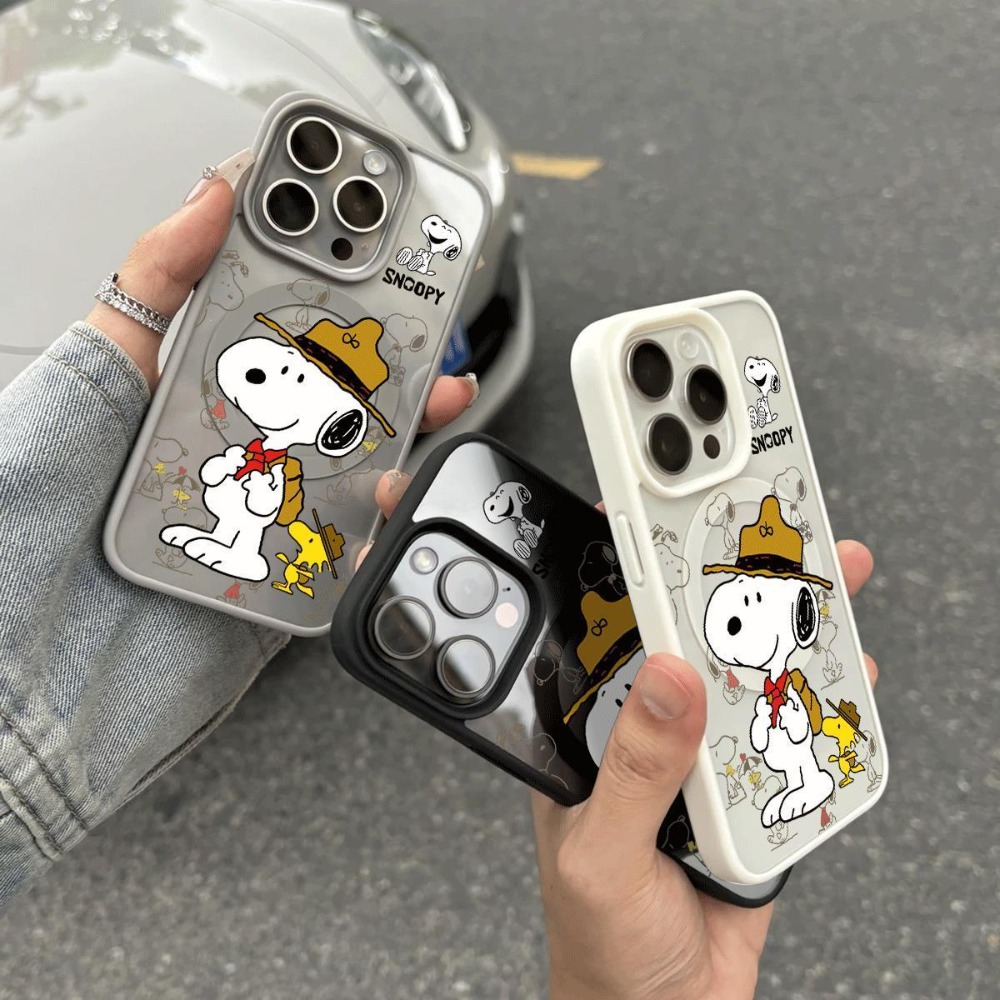 Phone Accessories Box Set - New Anime Snoopy Magsafe Phone Case