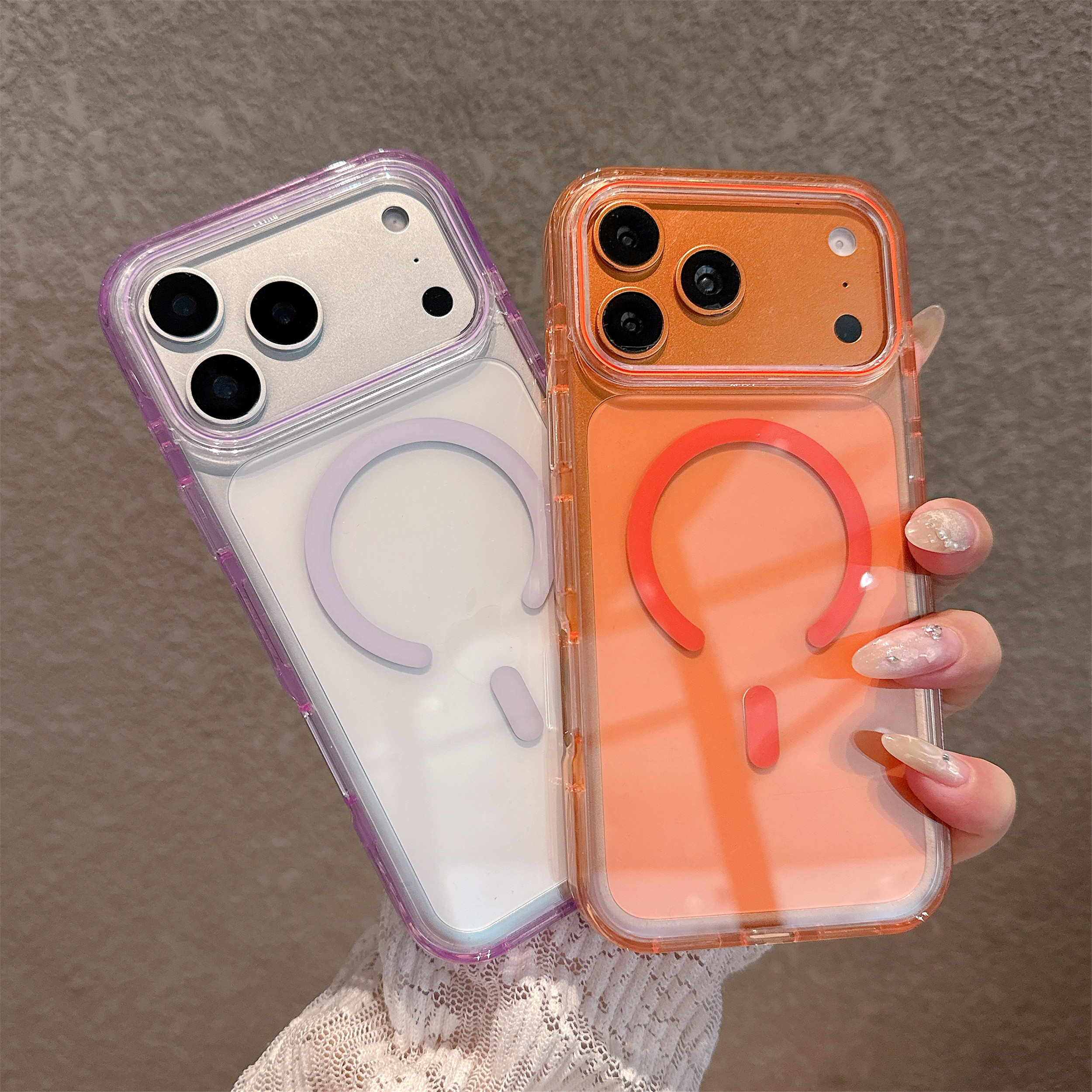 Yellow Phone Accessories - Luxury Clear Anti-yellowing Magnetic Phone Case