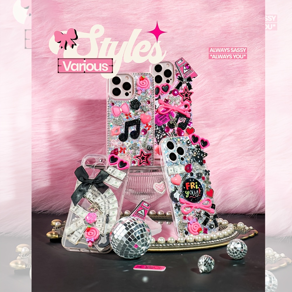 Phone Accessories Box Set - 2380 Pcs DIY Jewelry Charm Mix