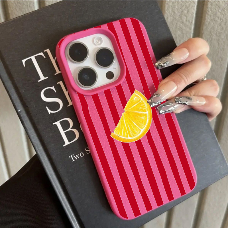 Phone Accessories Iphone - Fashion Lemon Pattern TPU Silicone Phone