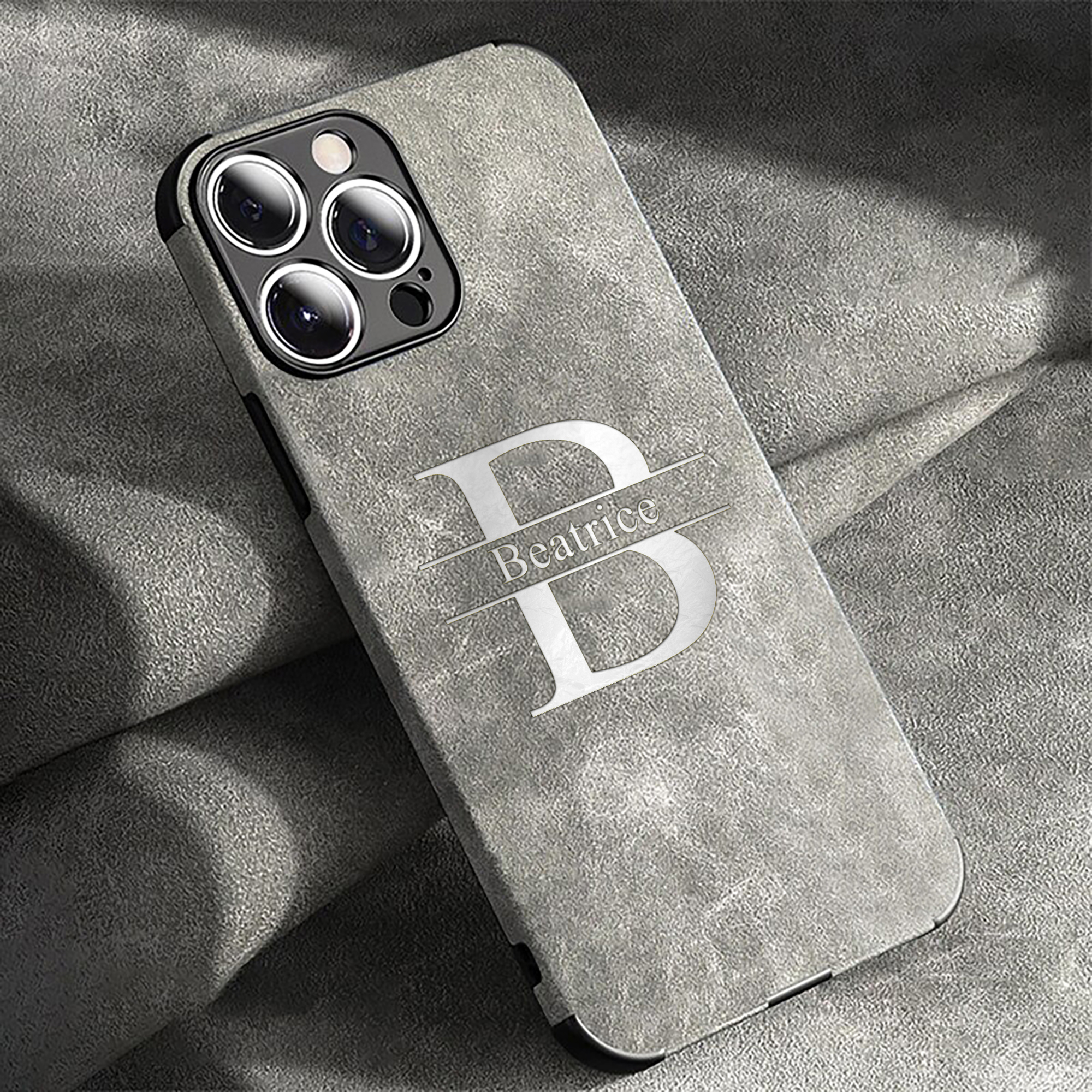 Phone Accessories Names - Personalized Custom Name Large Initials Case