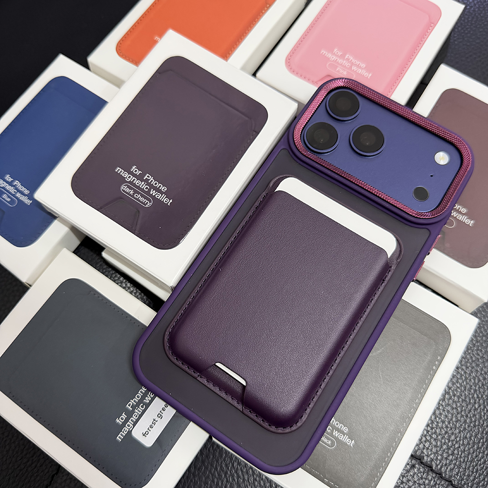Phone Accessories Box Set - Luxury For Magsafe Magnetic Leather Wallet