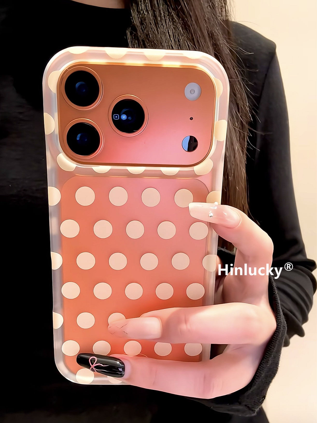 Yellow Phone Accessories - Korean ins Yellow Polka Dots Fashion