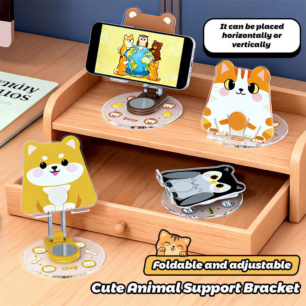 Cute Animal Phone Stand 360 Ro – Phone Accessories For Teens recenzja i cena