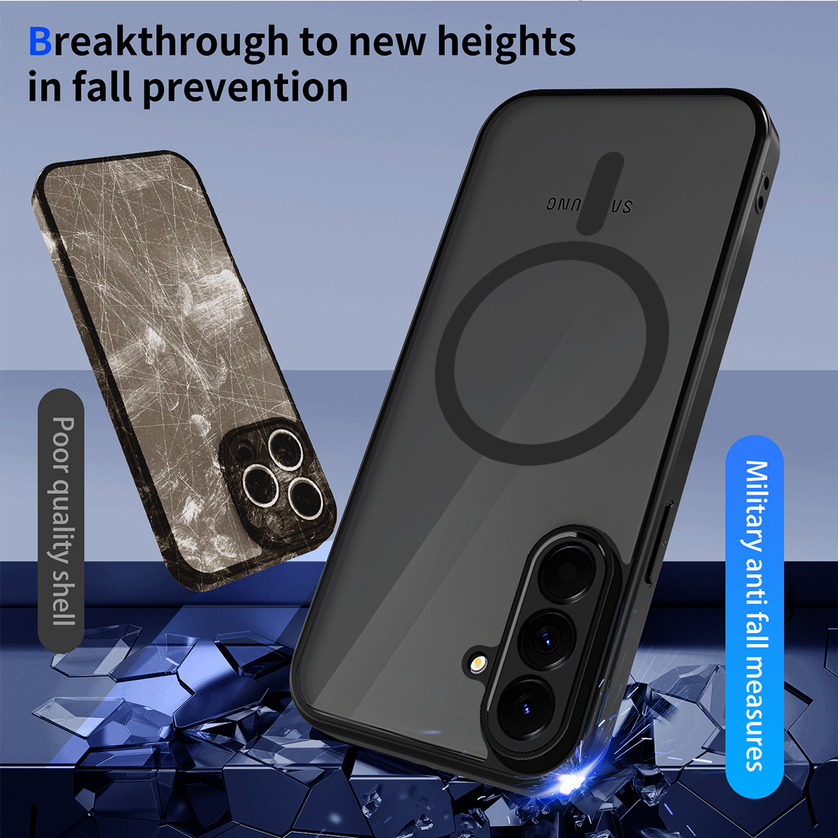 Matte Phone Case for Samsung G – Phone Accessories Online Store recenzja i cena