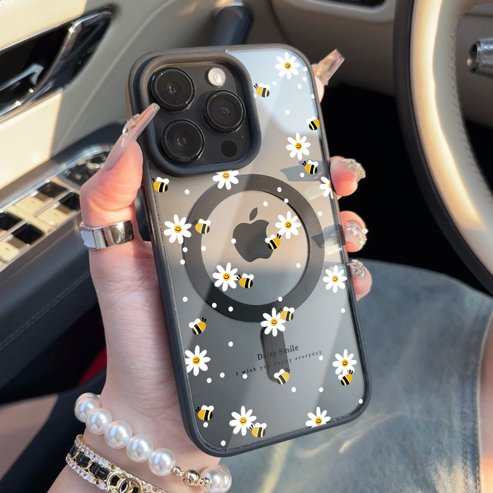 Fresh Daisy Bee Phone Case For – Magnetic Phone Case recenzja i cena