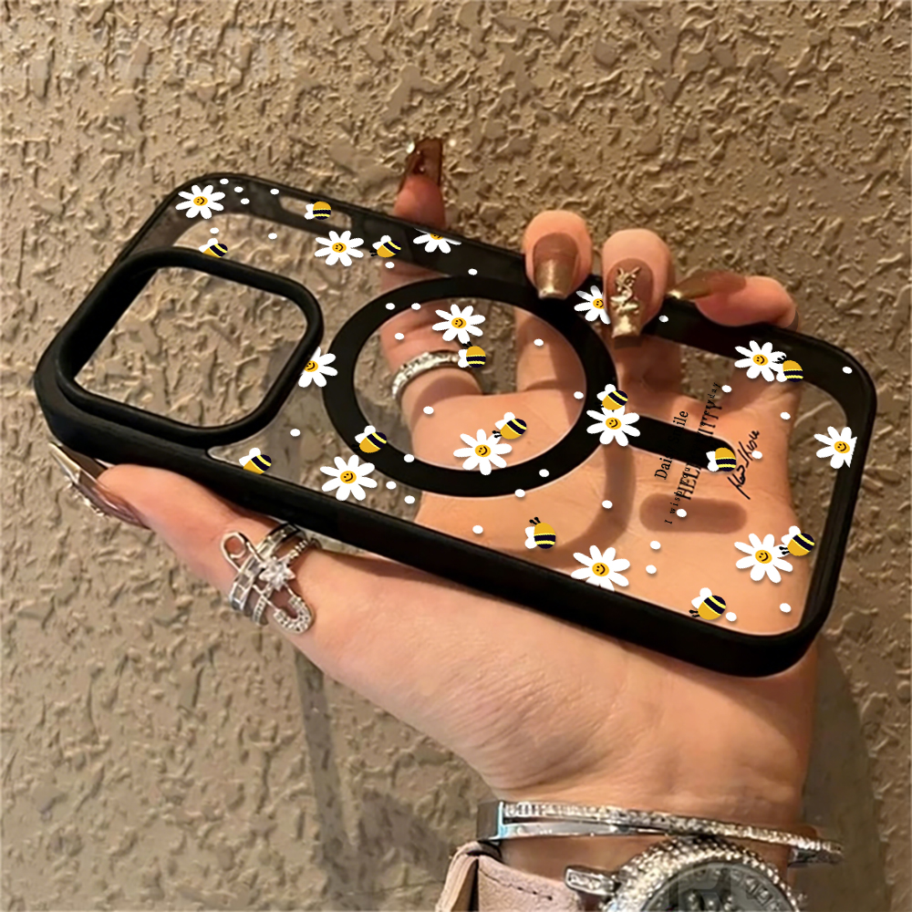 Fresh Daisy Bee Phone Case For – Magnetic Phone Case recenzja i cena