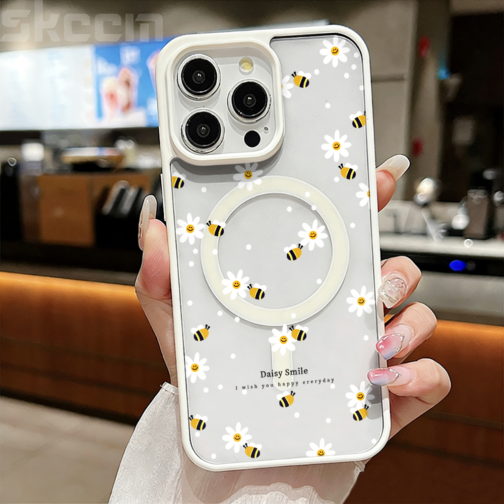 Fresh Daisy Bee Phone Case For – Magnetic Phone Case recenzja i cena