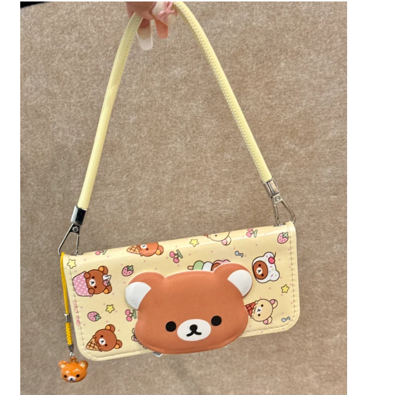 Rilakkuma Cute Cartoon Flip Le – Phone Accessories Box Set recenzja i cena