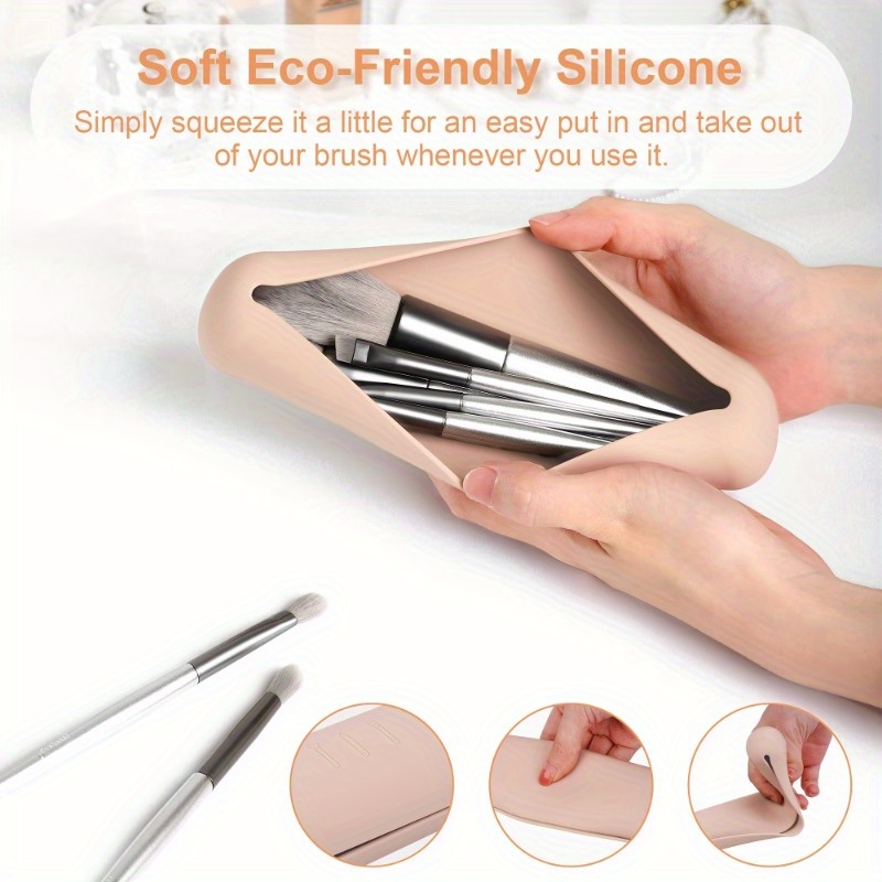 Travel Makeup Brush Holder,Sil – Phone Accessories For Travel recenzja i cena