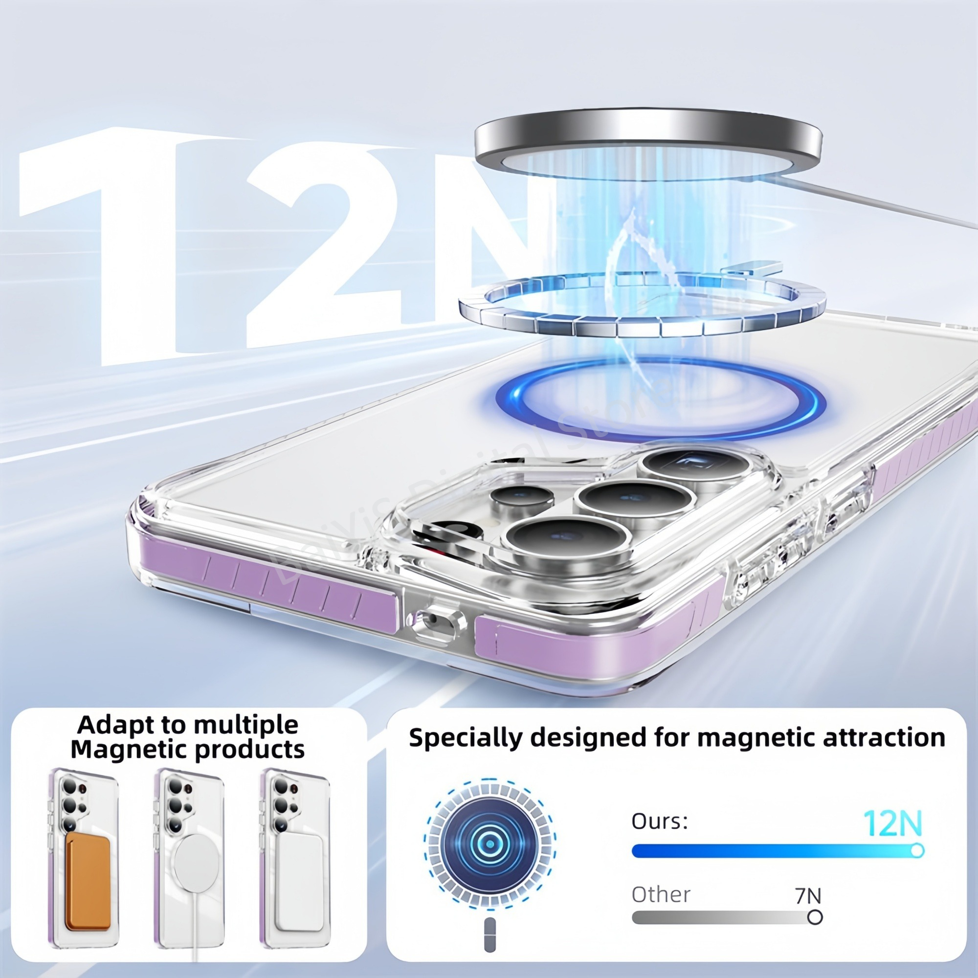 Transparent For Magsafe Phone  – Yellow Phone Accessories recenzja i cena