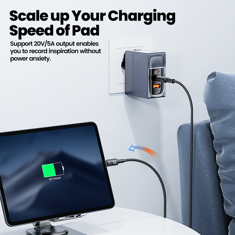 Toocki PD 100W USB C To USB C  – Fast Charging Cable recenzja i cena