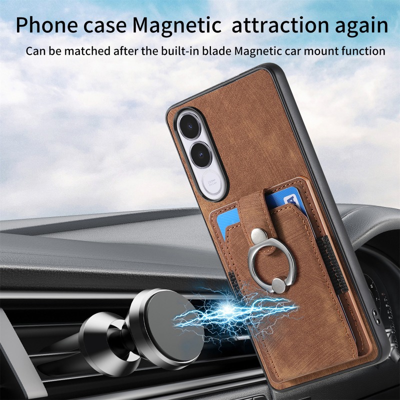 For VIVO V70 FE PU Leather Mag – Phone Ring Holder recenzja i cena