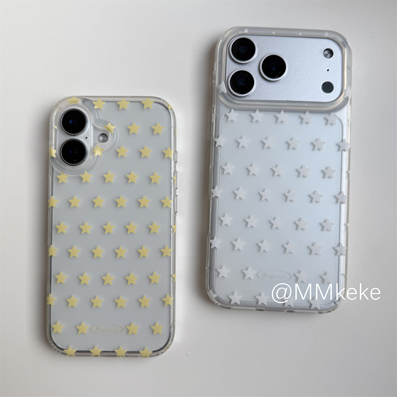 Korean Ins Yellow & White Star – Yellow Phone Accessories recenzja i cena
