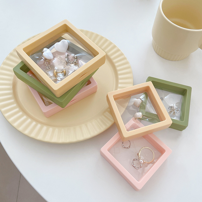 10pcs/lot Plastic Jewelry Box  – Yellow Phone Accessories recenzja i cena