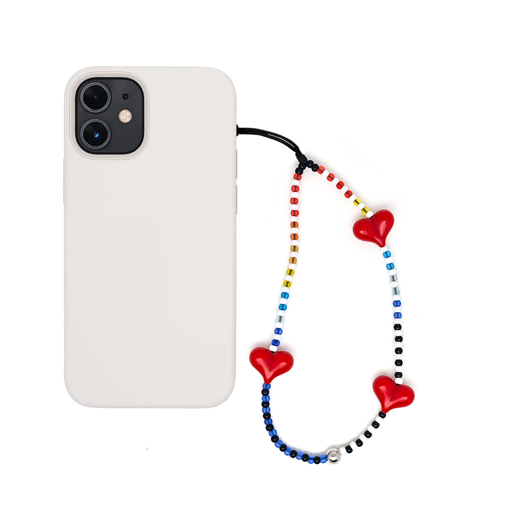 HERLOOK Y2K Beaded Heart Phone – Phone Accessories For Teens recenzja i cena