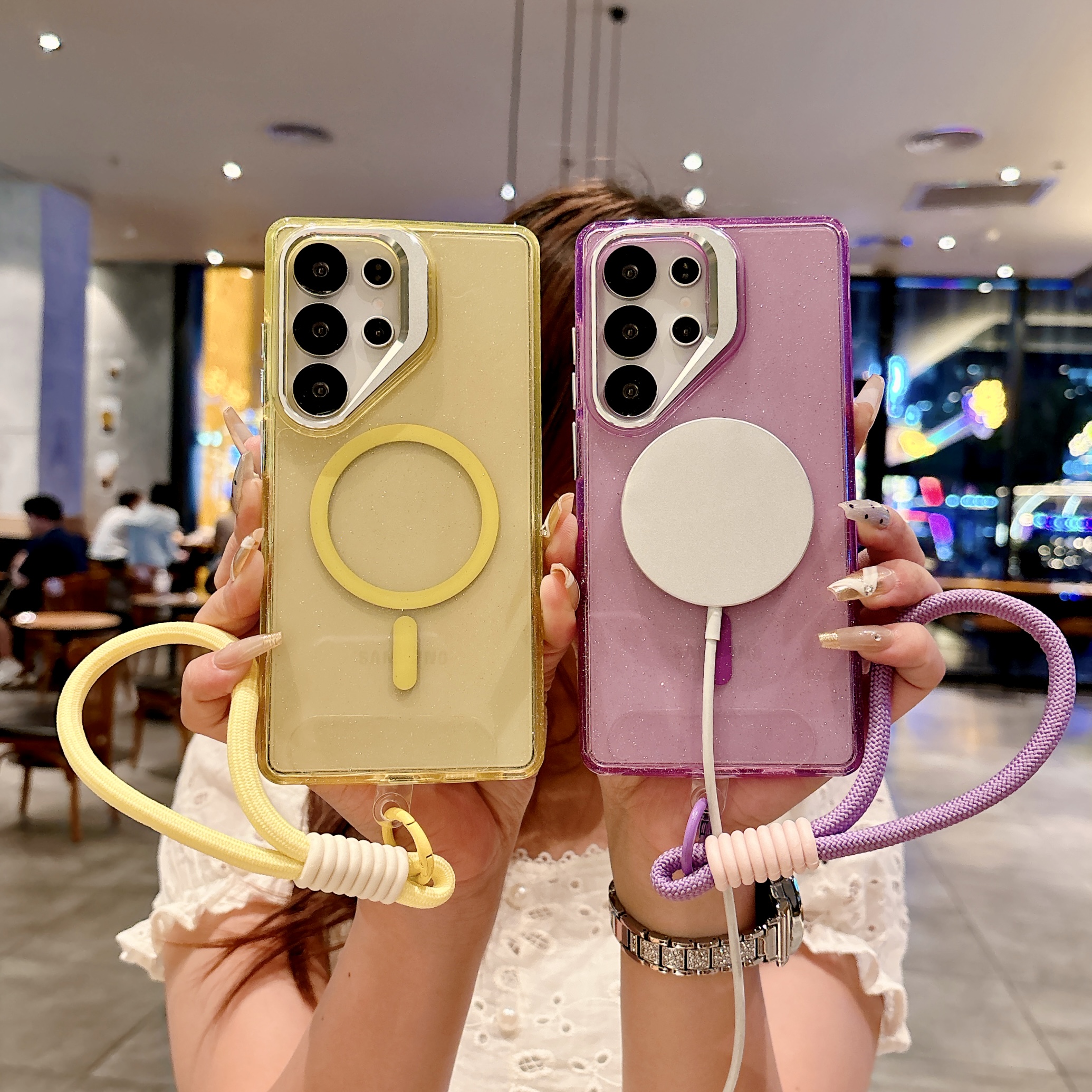 Hand Strap invisible Lens Stan – Yellow Phone Accessories recenzja i cena