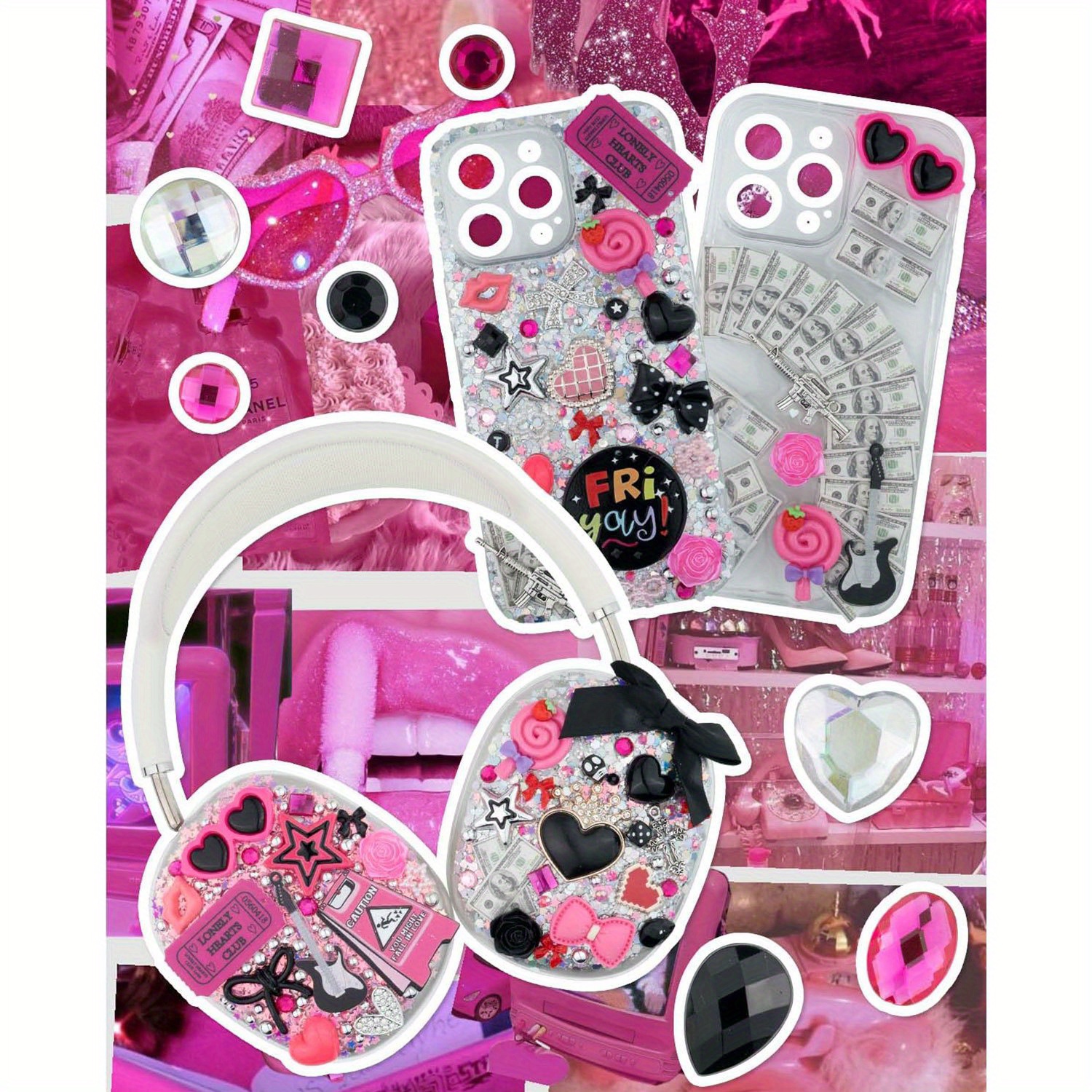 2380 Pcs DIY Jewelry Charm Mix – Phone Accessories Box Set recenzja i cena