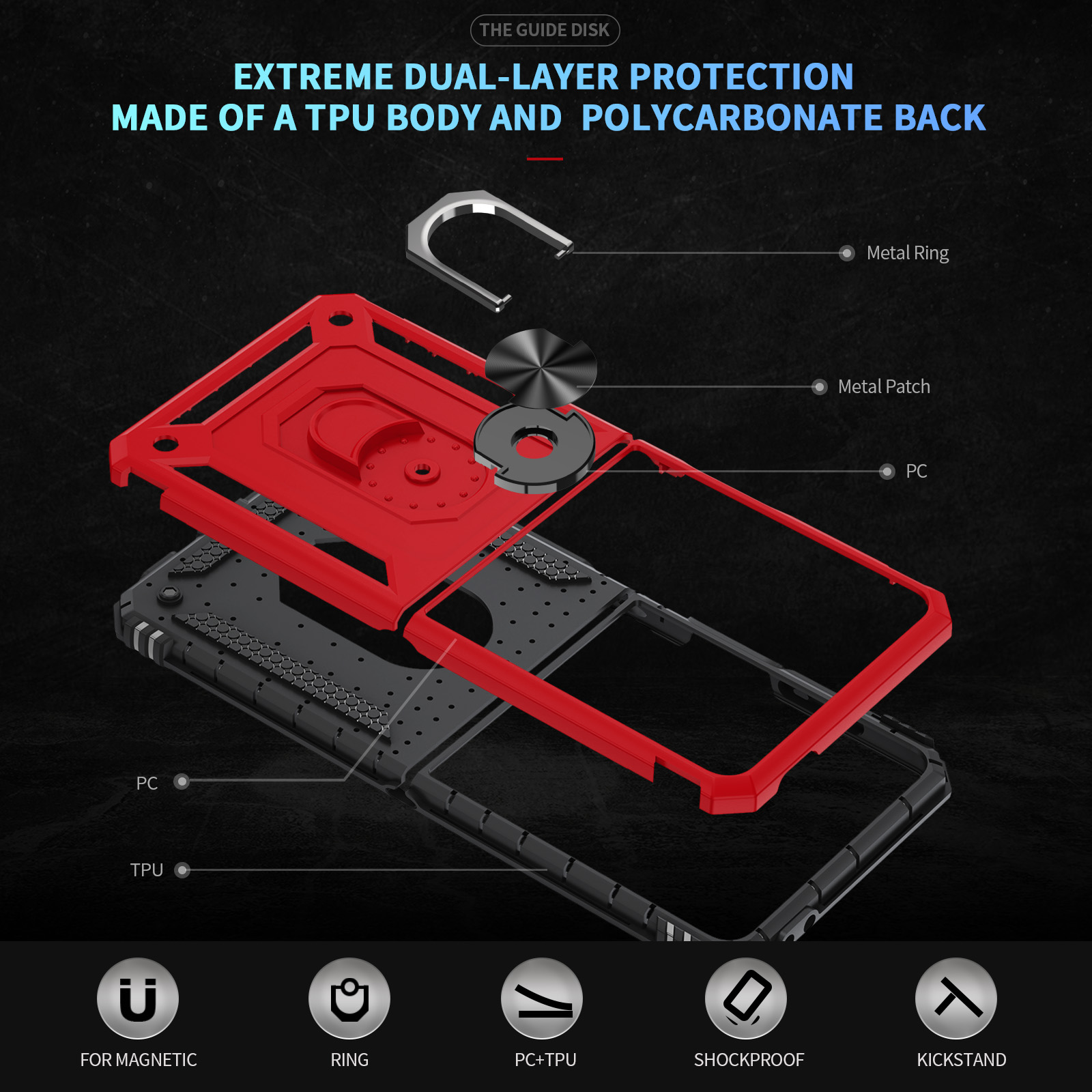 Military-grade Shockproof Phon – Phone Ring Holder recenzja i cena