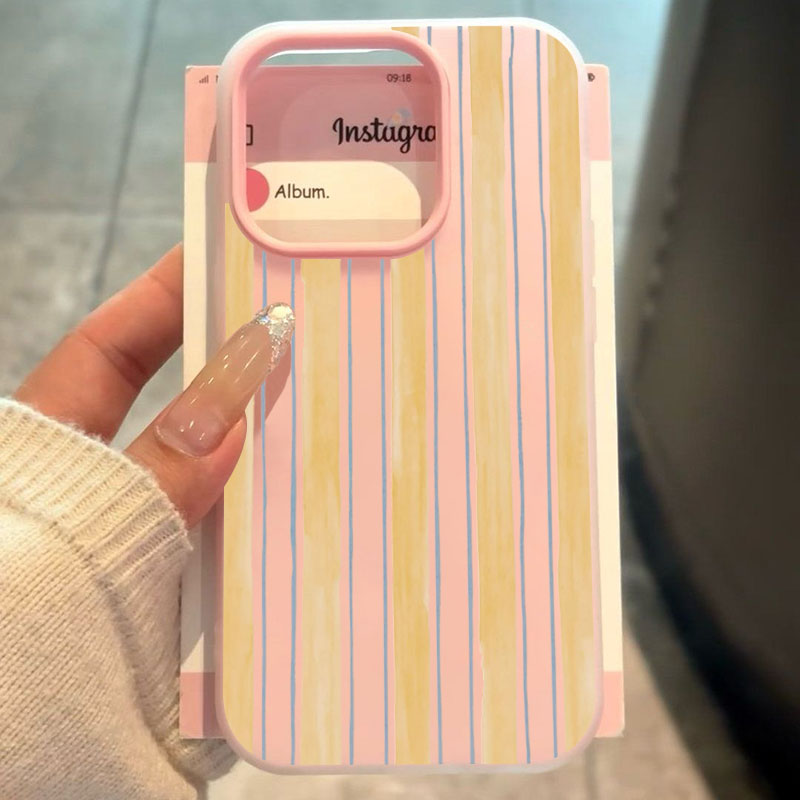 Stylish Yellow Striped Phone C – Yellow Phone Accessories recenzja i cena