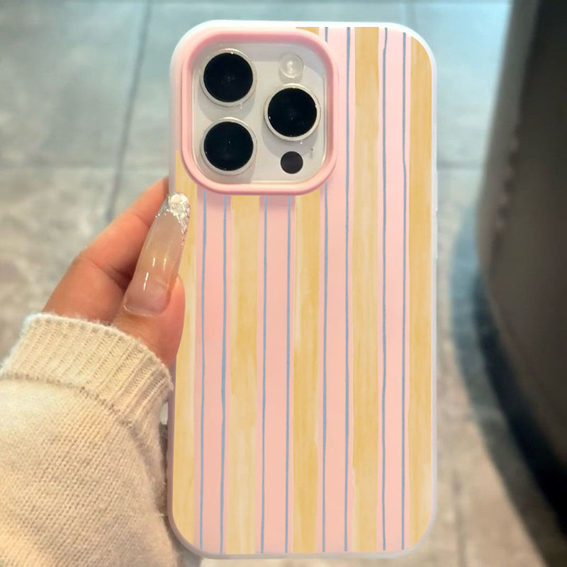 Stylish Yellow Striped Phone C – Yellow Phone Accessories recenzja i cena