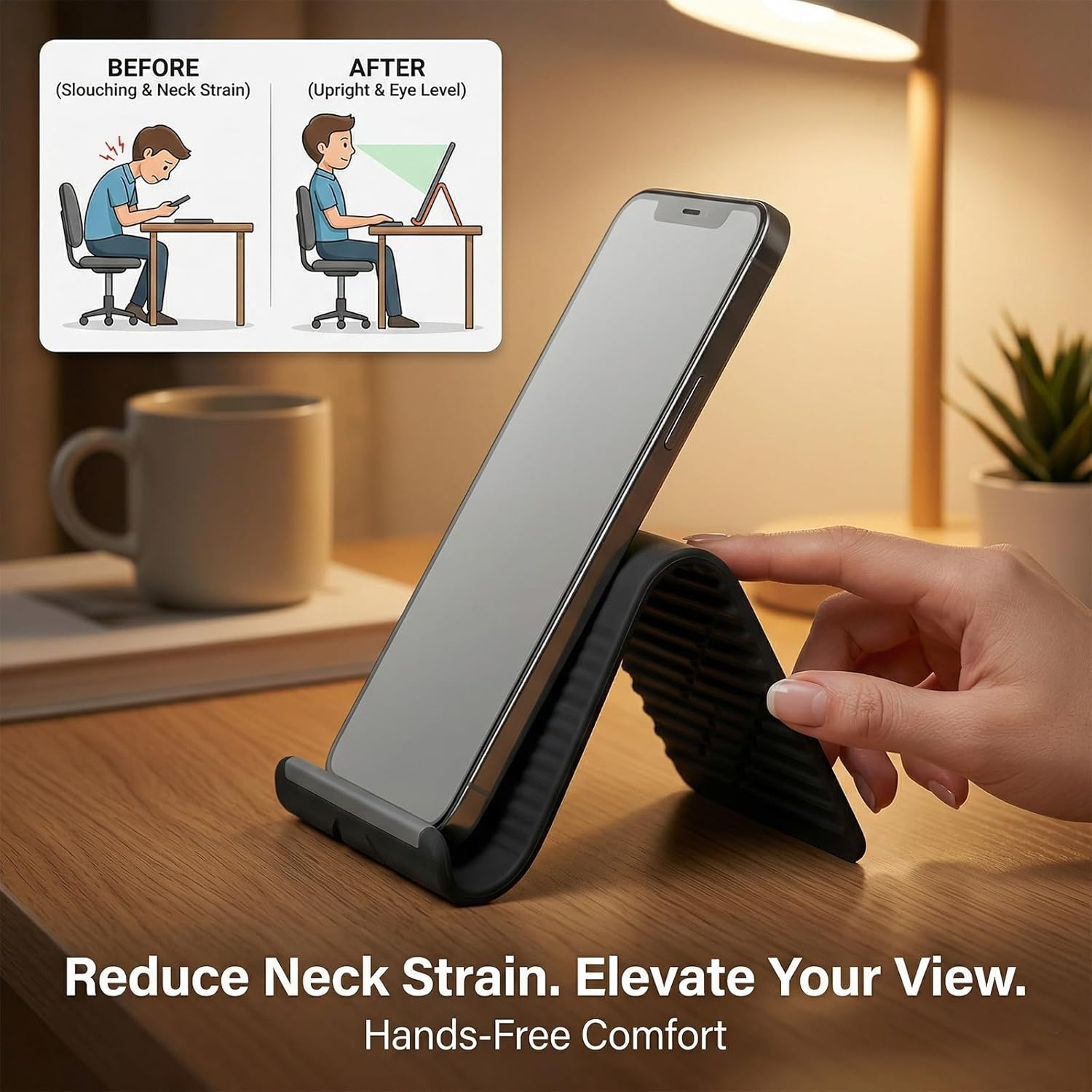 Lazy Portable Phone Stand Sili – Phone Accessories For Travel recenzja i cena