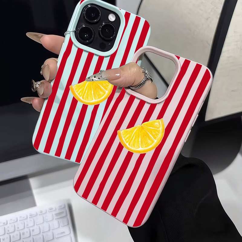 Fashion Lemon Pattern TPU Sili – Phone Accessories Iphone recenzja i cena