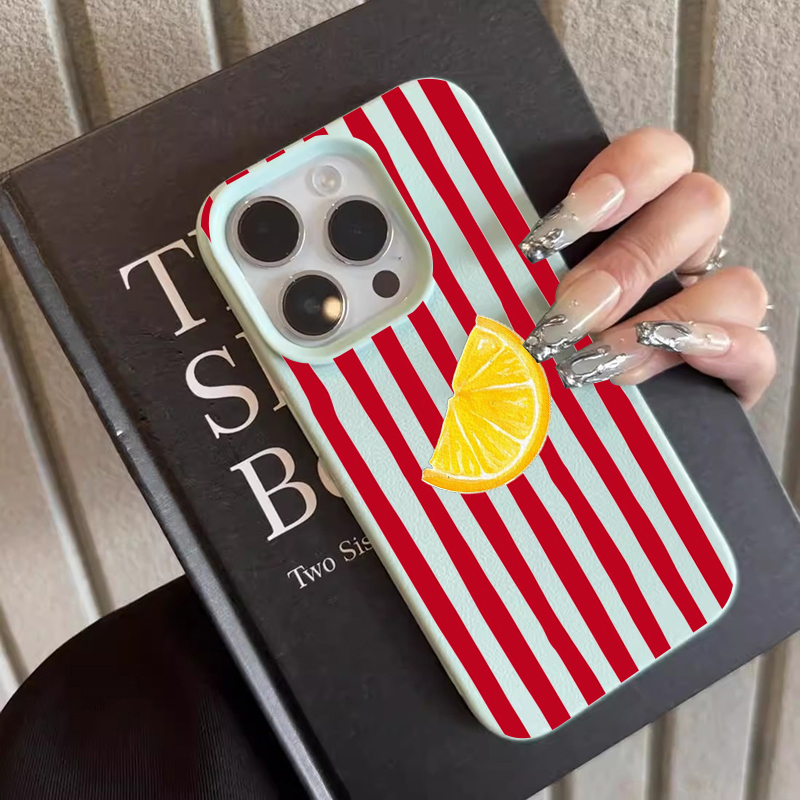 Fashion Lemon Pattern TPU Sili – Phone Accessories Iphone recenzja i cena