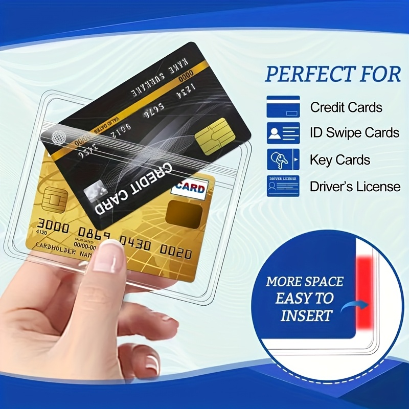 10 sets Transparent PVC ID Car – Phone Accessories For Travel recenzja i cena