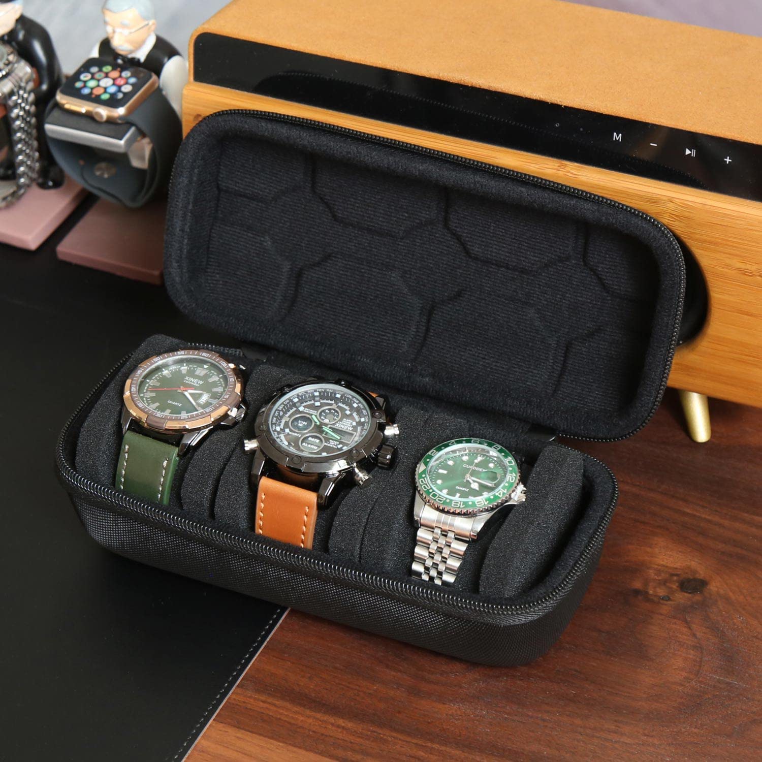 Watch Box Organizer For Men or – Phone Accessories For Travel recenzja i cena