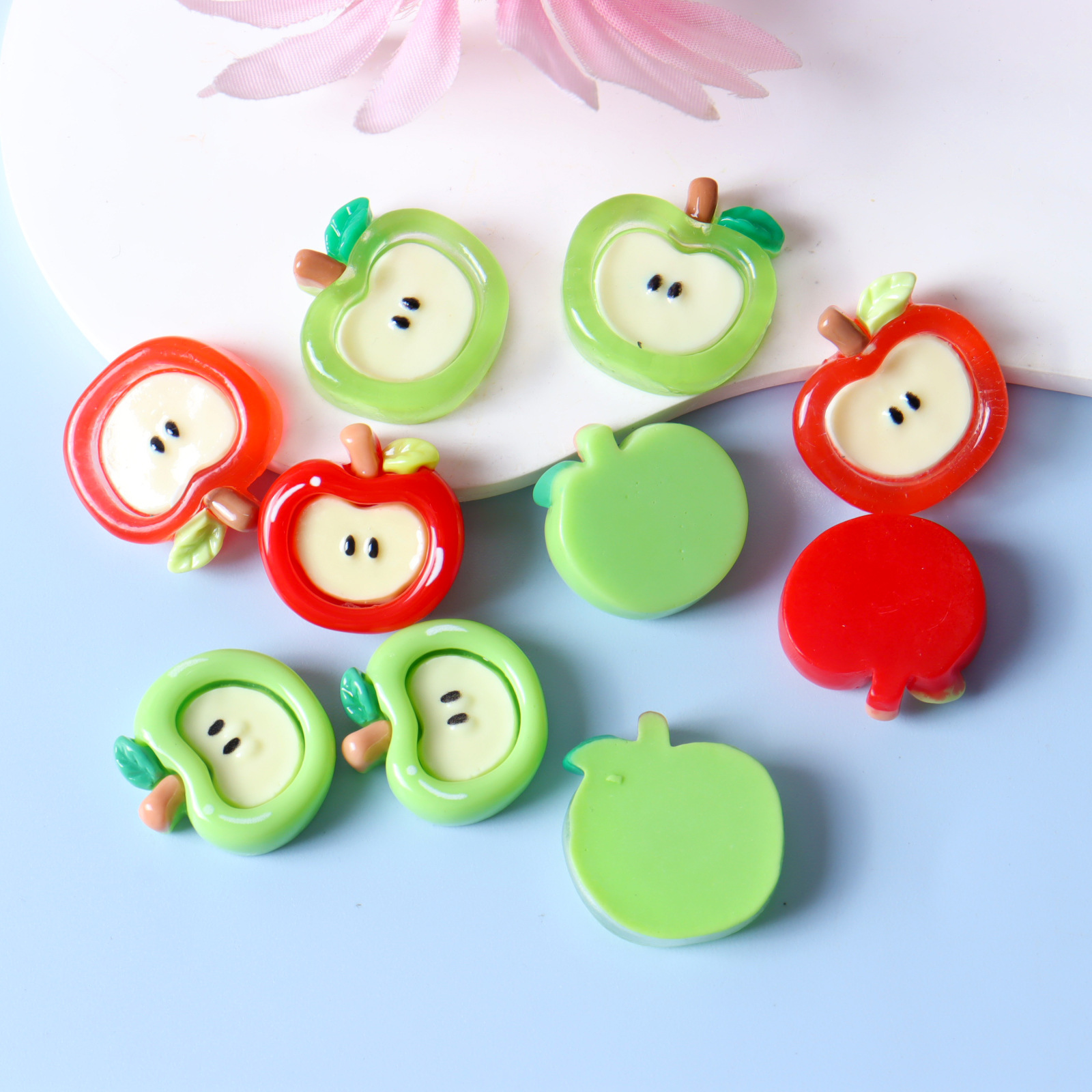 ZW45 10pcs Mini Fun Cute Resin – Phone Accessories Box Set recenzja i cena