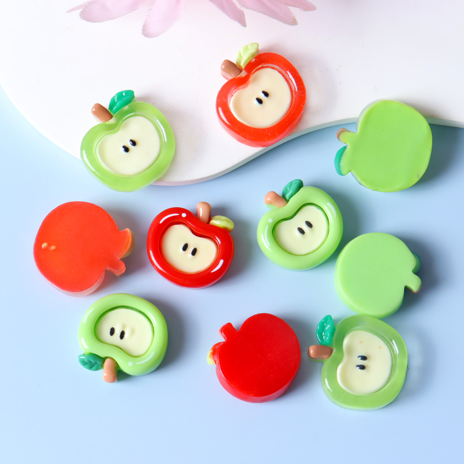 ZW45 10pcs Mini Fun Cute Resin – Phone Accessories Box Set recenzja i cena