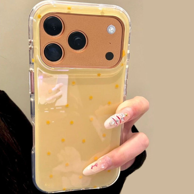 Fashion Yellow Star Pattern Ph – Yellow Phone Accessories recenzja i cena
