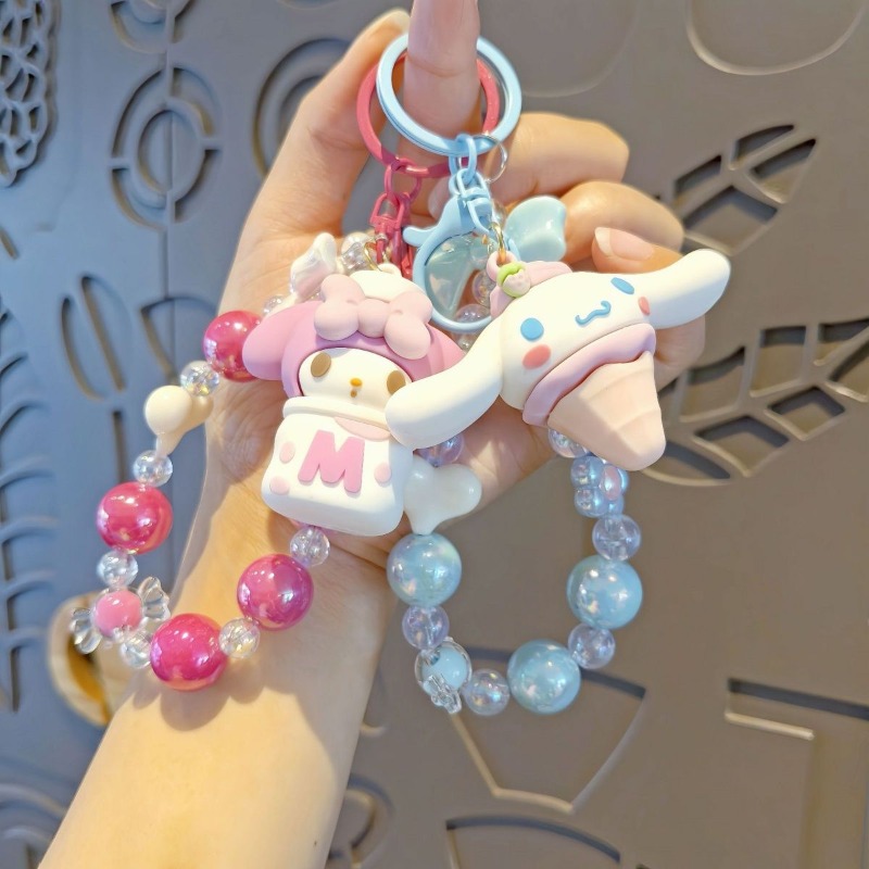 Cute Cartoon Beaded Phone Stra – Phone Accessories For Teens recenzja i cena