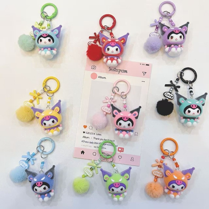 Fashion Kuromi Figure Resin Ke – Phone Accessories For Teens recenzja i cena