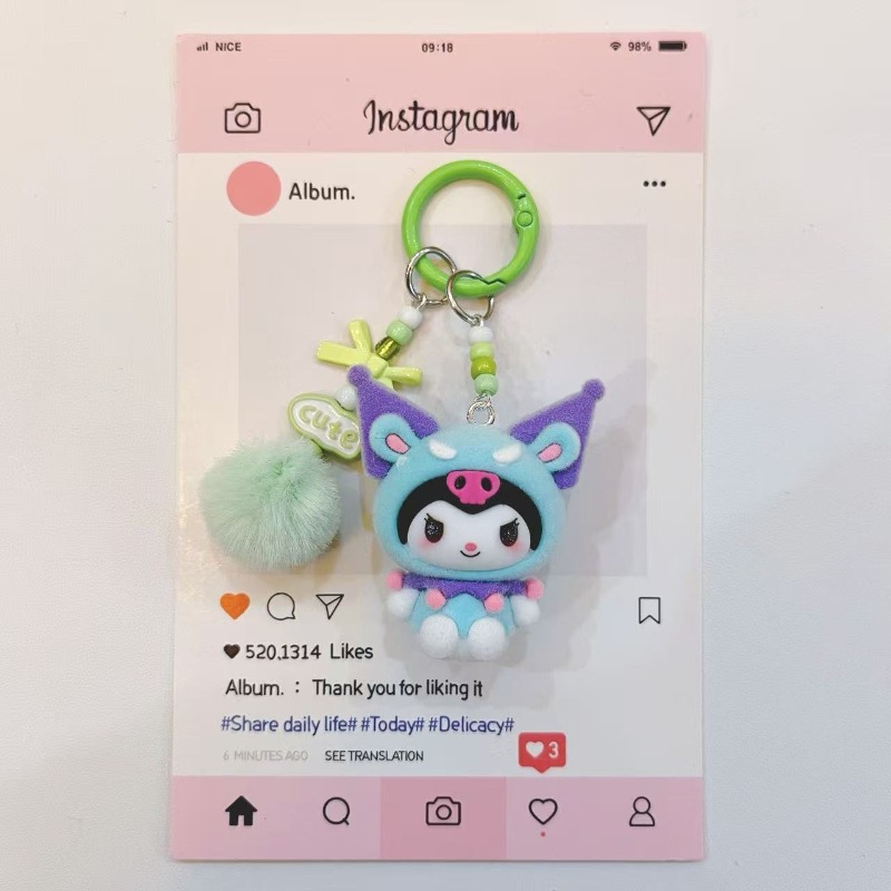 Fashion Kuromi Figure Resin Ke – Phone Accessories For Teens recenzja i cena