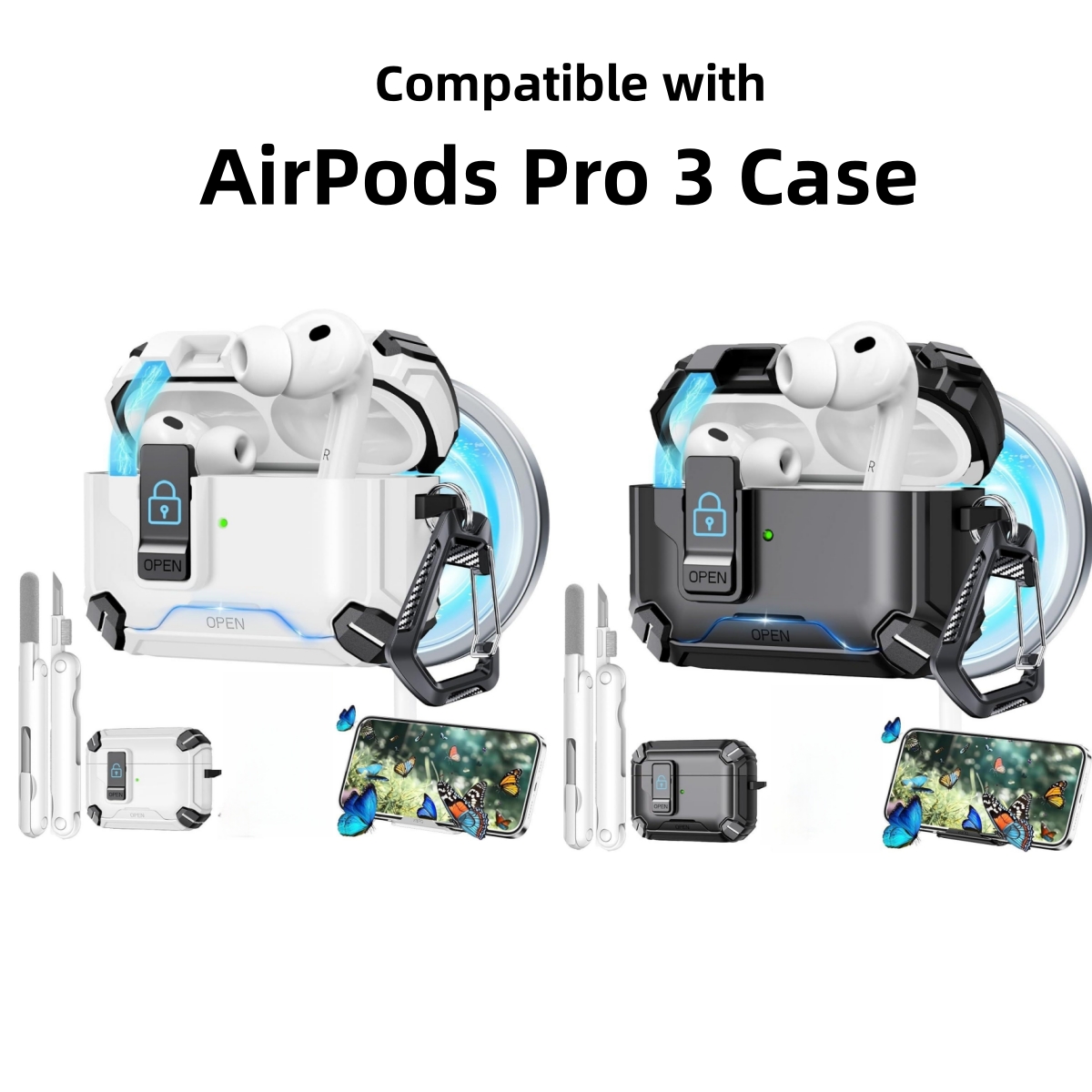 Case for Airpod 3 Pro  (2025)A – Phone Accessories Box Set recenzja i cena