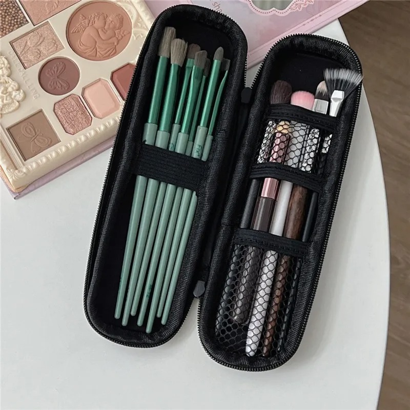 1pc Black Zipper Makeup Brushe – Phone Accessories For Travel recenzja i cena