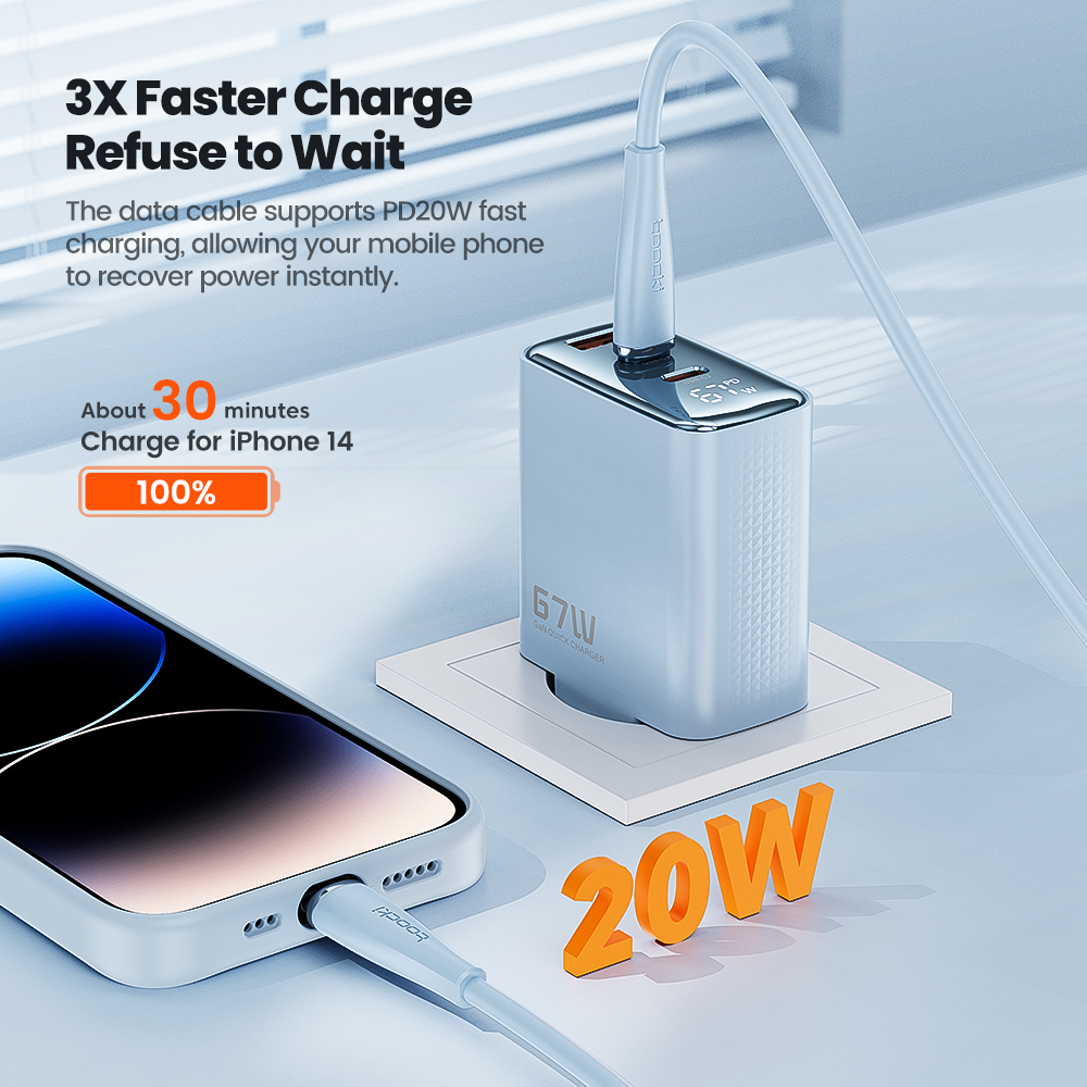 Toocki PD 20W Type C Cable For – Fast Charging Cable recenzja i cena