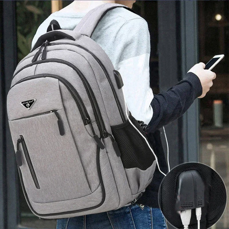 Large Capacity Backpack Men La – Phone Accessories For Teens recenzja i cena